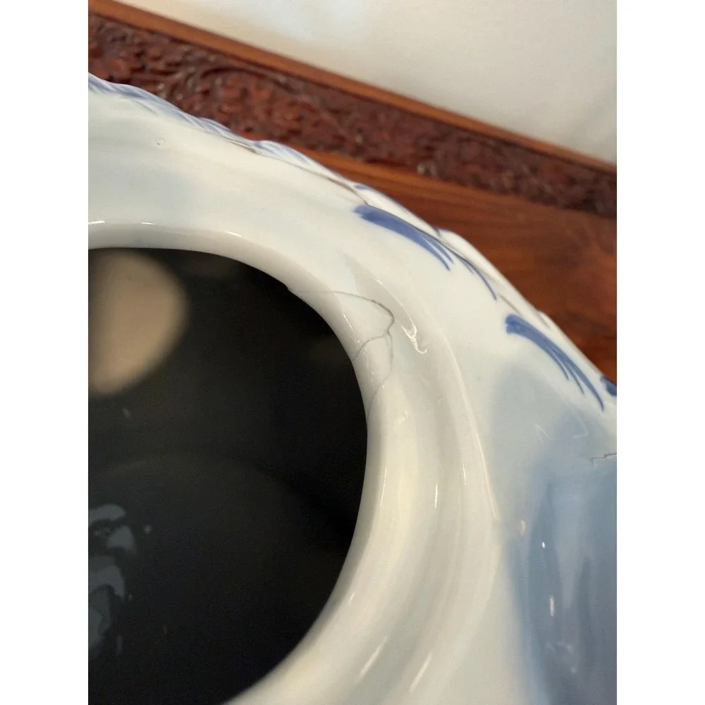 Vintage Blue & White Duck Teapot‎ | Bombay Company Chinoiserie